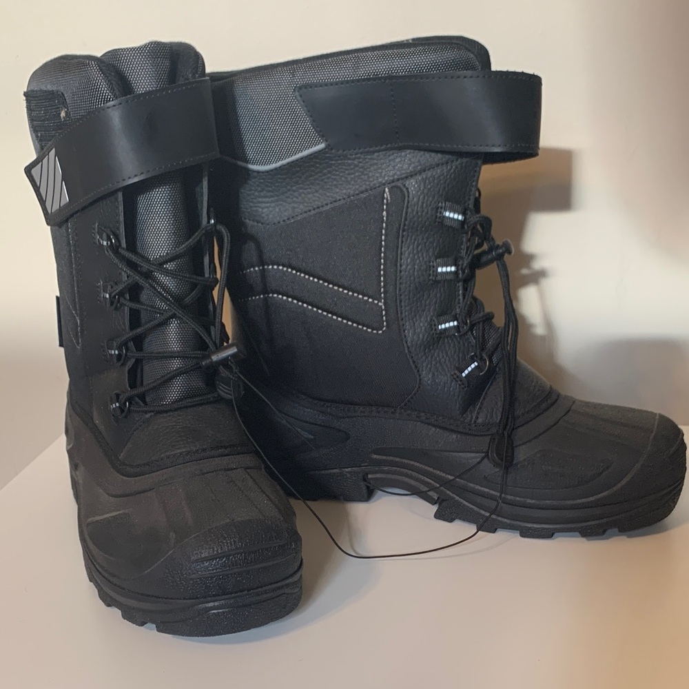 3M Thinsulate Black Men's Brand New Boots
